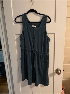Ribbed tank dress